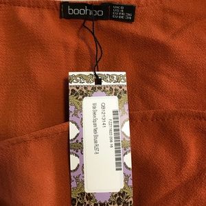 Wide Sleeve Square Neck Blouse